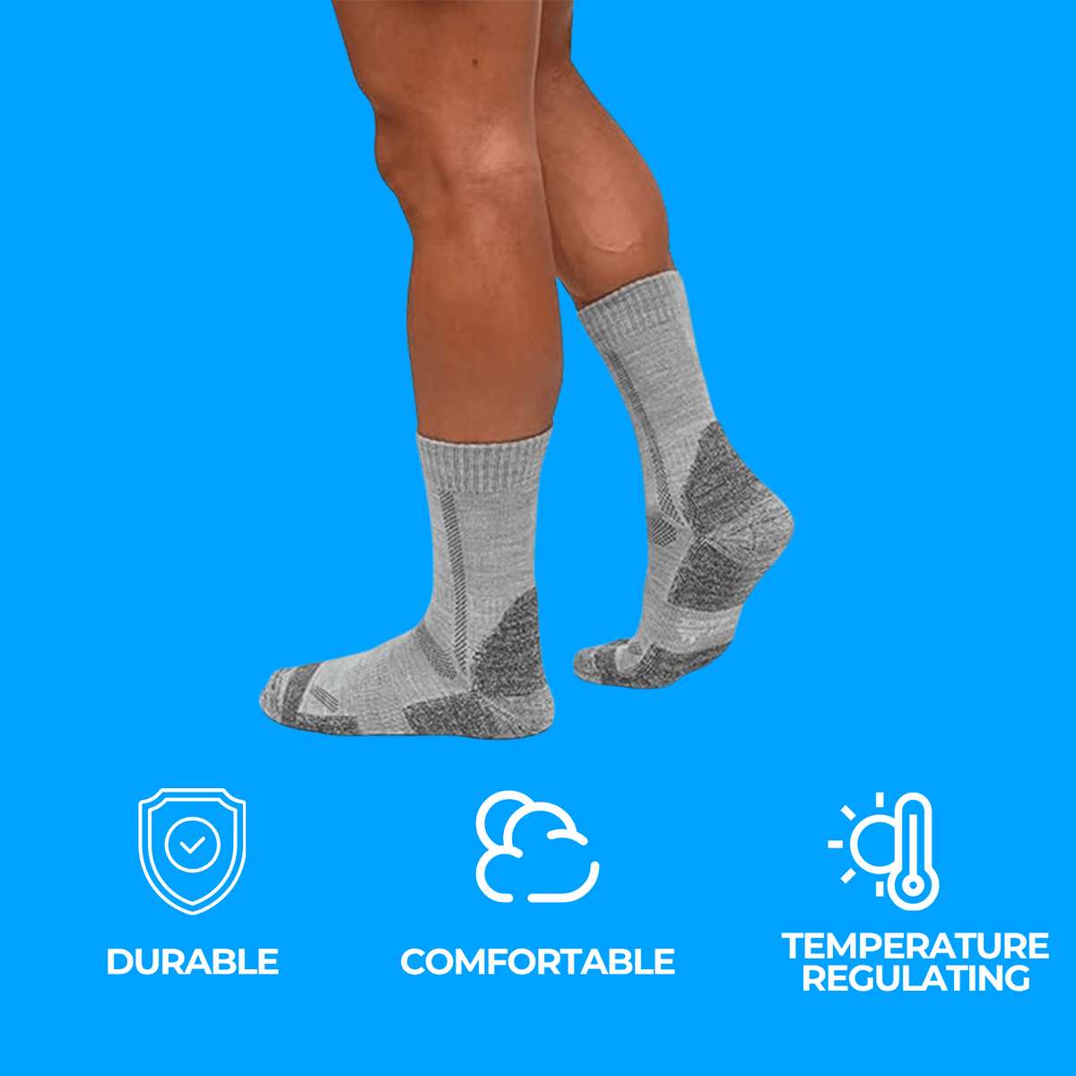 Heavy Duty Wool Socks (2 Pack)