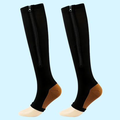Zip Compression Socks